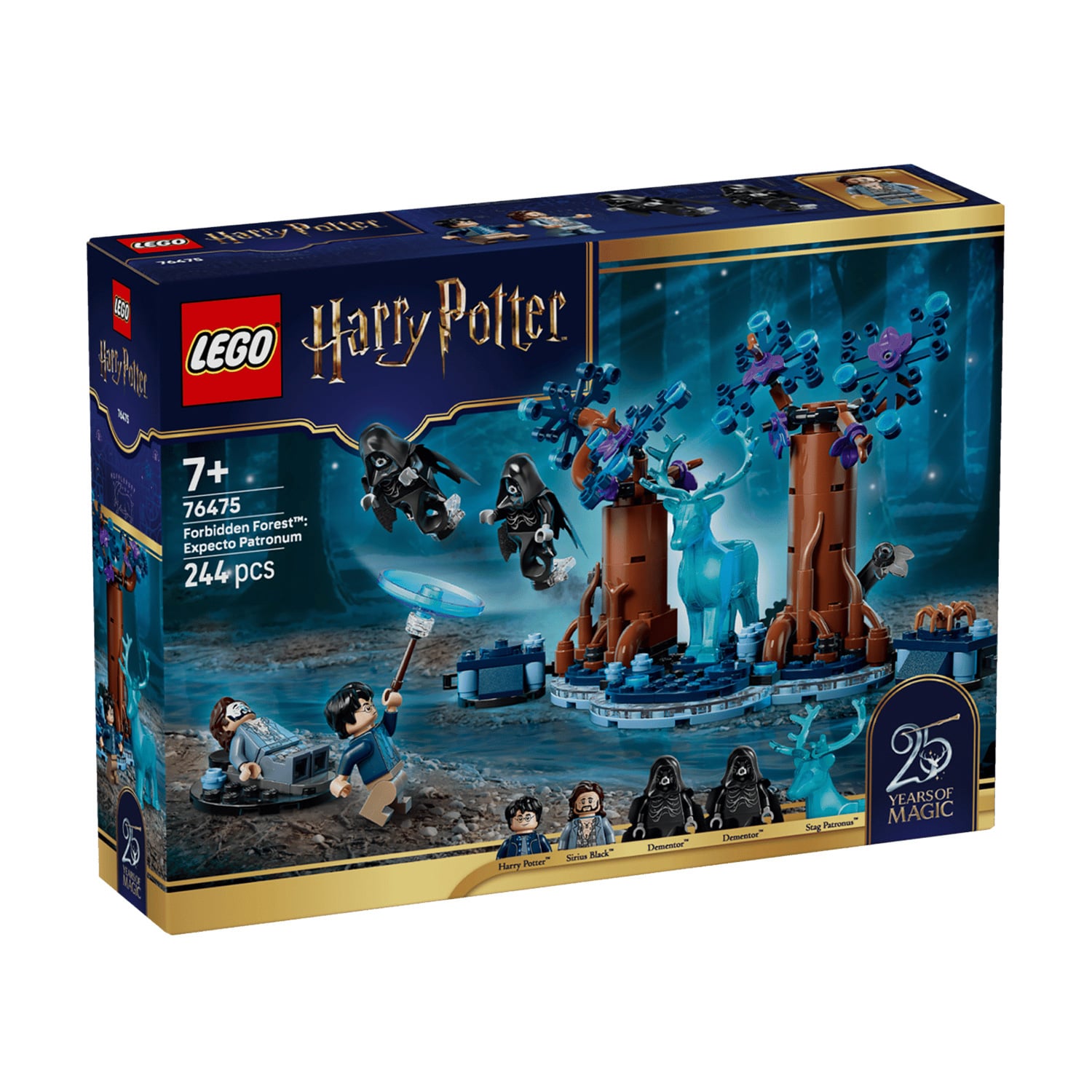Конструктор LEGO Harry Potter Заборонений ліс: Експекто патронум, 244 деталі, від 7 років (76475)